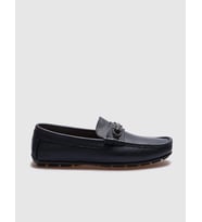 Hakiki Deri Lacivert Tokalı Erkek Loafer
