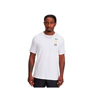 Under Armour Ua M 60/40S Evol Logo Ss Erkek Günlük Tişört 1390165-100 Renkli (Çok Renkli)