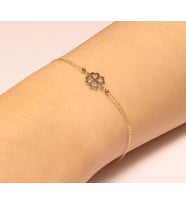 Altın Yonca Model Bileklik 233119