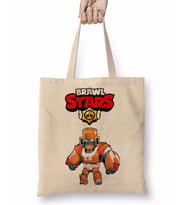 Mecha Bo Design Brawl Stars Bez Çanta Uzun Saplı