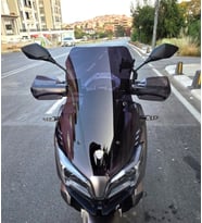 MOTOCAM RKS Reale 125 Ön Cam 2023-2026 Model 55cm Siyah Renkli 4mm KISA SPOR CAM