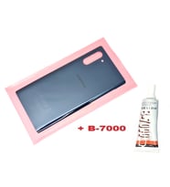 Tkgz Samsung Galaxy NOTE 10 Arka Pil Batarya Kapağı (CAM+B-7000) SİYAH