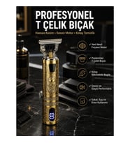 Mey İthalat® Tıraş Makinesi Çizik Tıraş Paslanmaz Çelik Uzun Ömürlü Şarjlı