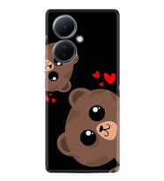 Vivo V29 Lite Kılıf Silikon Desen Özel Seri Love Animals 1780