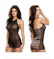 Fantezia Night Fantazi Siyah Tül Babydoll Gecelik TG273217