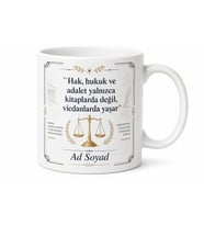 Hukukçuya İnsan Hakları Kanun Maddeleri Adalet Teorisi Kupa Bardak Hediye
