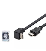 Hadron HDX2016 1.5 Metre L Tip 90 Derece Açılı HDMI Kablo - Full HD PVC (Siyah)