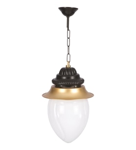 AVONNI BFE-68058-BSA-OP Sarı/Siyah Boyalı Dış Mekan Aydınlatma E27 Aluminyum Akrilik Cam 22cm