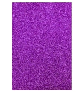 Simli Fon Kartonu 50X70 Mor Rulo Şeklinde