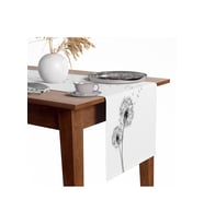 Dijital Baskılı Karahindiba Desen Renkli Baskılı Masa Ve Sunum Runner 40x145 (Çok Renkli)