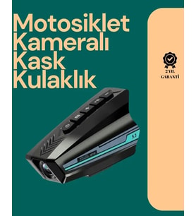 GoLook Destekli Motosiklet Kask Kamerası – 50 Saat Pil Geniş Açı (Kopya)