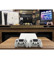 PlayStation 4 Slim Beyaz 500 GB Çift Kol (İKİNCİ EL)