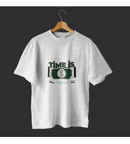 Time is origiginal tshirt (Beyaz)