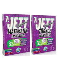 Ünlüler Yayınları 7. Sınıf Türkçe ve Matematik JETT Soru Fasikülleri Seti 2 Kitap