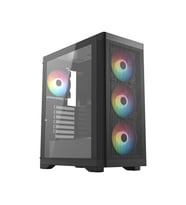 FRISBY FC-9480G 600W +80 BRONZE RGB 4X8120MM FAN GAMİNG SİYAH KASA