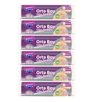 Büzgülü Çöp Torbası Vanilya Kokulu Orta Boy 15'li 55 x 60 cm Altılı Paket