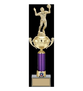 ODAK KUPA - Figürlü Kupalar - Voleybol Erkek Figürlü Kupalar FG-060 B - 44 cm