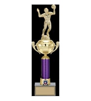 ODAK KUPA - Figürlü Kupalar - Voleybol Erkek Figürlü Kupalar FG-060 B - 44 cm