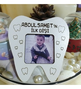 Lavinta54 Kişiye Özel Ahşap Diş Magneti