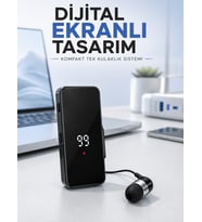 Tek Kulaklıklı Bluetooth Kulaklık Klipsli Mini Taşınabilir Müzik ve Görüşme Cihazı