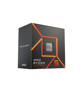 AMD RYZEN 5 7600 38MB 6çekirdekli O/B UHD AM5 65w Kutulu+Fanlı