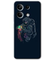 Redmi Note 13 Pro 5G Kılıf HD Desen Baskılı Kılıf - Astronot Kıyafeti