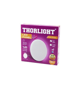 THORLIGHT S-236 36W 22CM BEYAZ LED PANEL SIVA ALTI AYARLI MANDALLI 6400K - 2700LM - 18000 SAAT - 2835 SMD GO-53-vice 05429