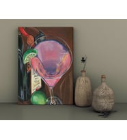 BK Home Cosmo Martini Tasarımlı Kanvas Tablo-1