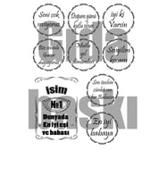 Yenilebilir Şeker Kağıt Babaya Tebrikler Temalı Pasta Süsleme