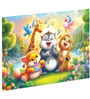 Ca Games Puzzle Neşeli Dostlar Ahşap Caahs-3504