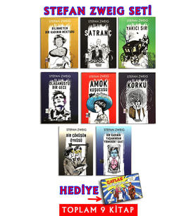 Stefan Zweig Seti + Çatlak Karikatürler 9 Kitaplı Set