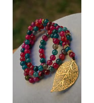 STONEAGE JEWELLERY Akik Doğal Taş 99 Tesbih Kolye
