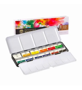 Mungyo Professional Watercolor 12li Tam Tablet