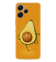 Xiaomi Redmi 12 128 GB 4 GB Ram Kılıf Desenli Silikon Platinium Dance Avokado 1878