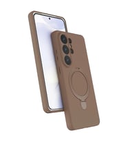 Samsung Galaxy S26 Ultra Regal Magsafe Standlı Kapak - Çöl Titanyum