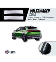 Volkswagen Taigo 2022> Bagaj İç Eşik Koruma 2 parça P.Çelik