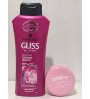 Gliss Supreme Lenght 525Ml Şampuan Alana Rose City 135Ml Aloe vera Gül krem hediye 