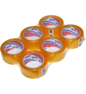 Alfa Bant Şeffaf Koli Bandı / 45 mm x 100 Metre / 6'lı Paket