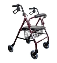 Konforlu ve güvenli yaşlılar için hafif rollator, şık tasarım, kolay kullanımlı