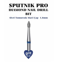 Elmas Sivri Tomurcuk Freze Mavi Çap 1,8mm