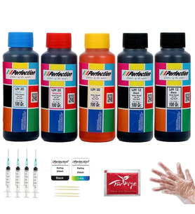Brother Tanklı Yazıcılar İçin +++Plus Mürekkep Seti 5x100 ml.