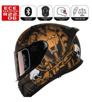 M801 Snake Anubis Motosiklet Kaskı Spoiler Mod Güneş Vizörlü Full Face Kask