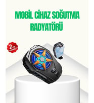 Mey İthalat® Oyunlar İçin Güçlü Telefon Soğutucu Fan Dijital Ekranlı