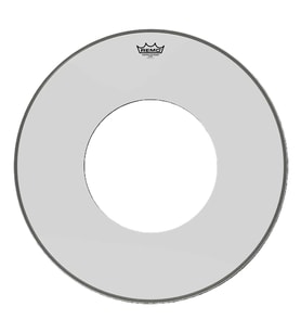 REMO CS-0313-10 Controlled Sound Clear Black Dot (13")  Nadir Boyut Noktalı Deri