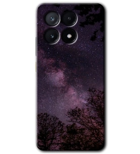 Poco x6 Pro Kılıf HD Desen Baskılı Kılıf - Gece Galaksi