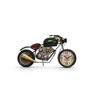 Kişiye Özel Motosiklet Tasarımlı Metal Duvar Saati - 44x8x24cm