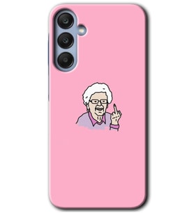 Galaxy A55 Kılıf HD Desen Baskılı Kılıf - Bad Grandmother