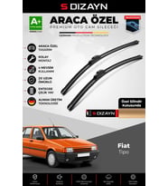 S-Dizayn Fiat Tipo Ön Cam Silecek Seti 1987-1995 Premium Araca Özel 48-48 Cm A+ Kalite