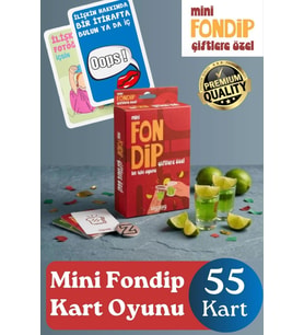 #KartOyunu Çiftlere Özel Yetişkin Eğlenceli Romantik İnteraktif Deneyim Fondip Mini Shot Kart Oyunu