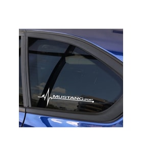 Ford Mustangs İçin Uyumlu Aksesuar Yan Cam Sticker Oto Kapı